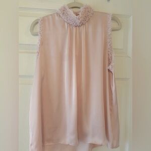 Zara sleeveless mock neck top Size L